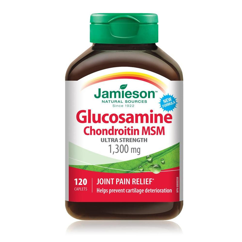 Jamieson Glucosamine Chondroitin MSM Ultra Strength Caplets