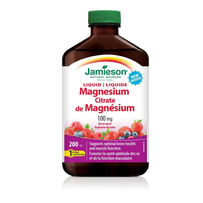 Jamieson Magnesium Citrate Liquid Berry Burst