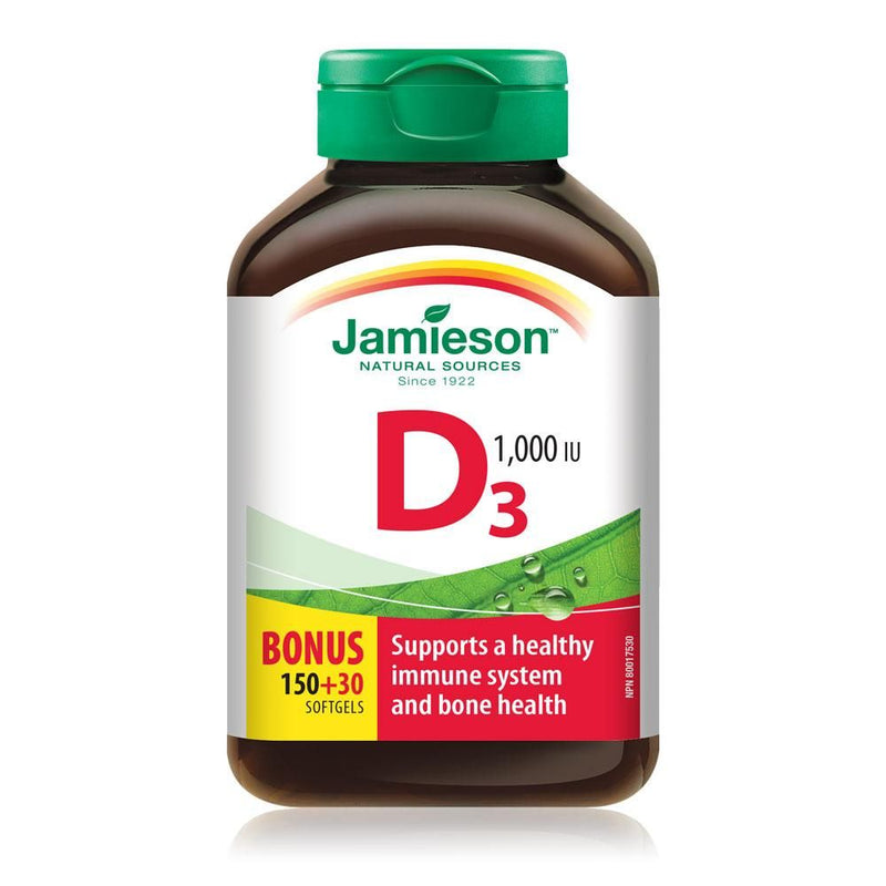Jamieson Vitamin D3 Softgels
