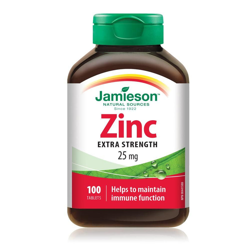 Jamieson Zinc Gluconate Extra Strength Tablets
