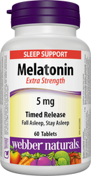 Webber Naturals Melatonin Timed Release Tablets