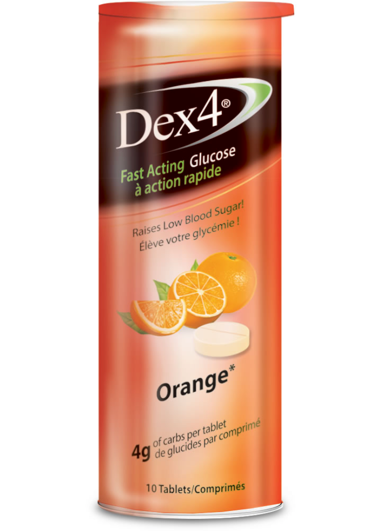 Dex4 Glucose Tablets Orange