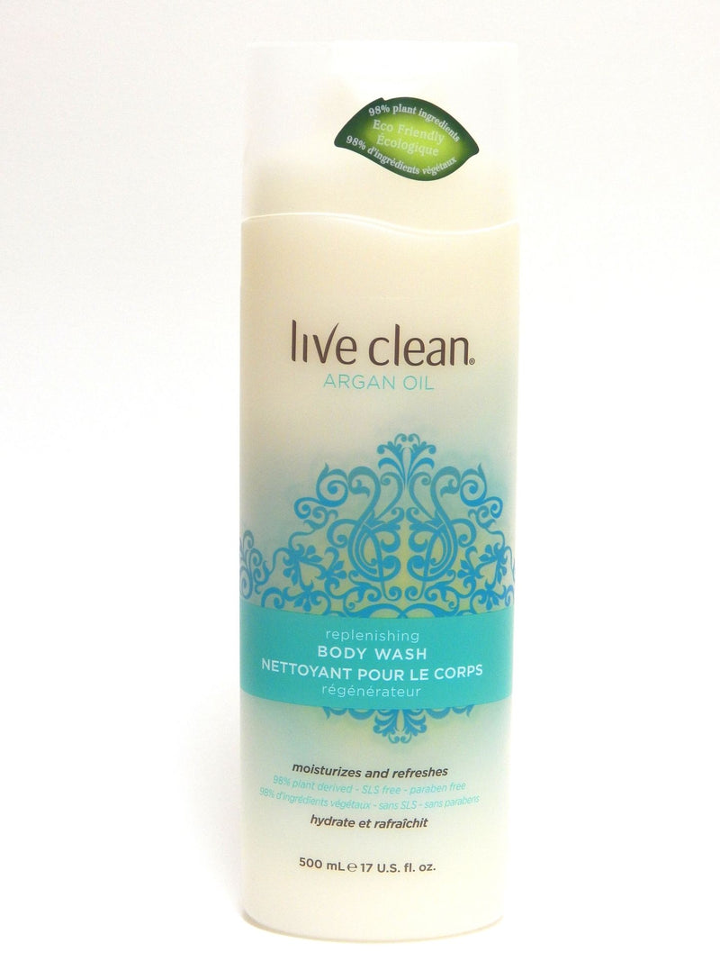 Live Clean Argan Oil Replenishing Body Wash
