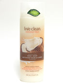 Live Clean Coconut Milk Moisturizing Body Wash