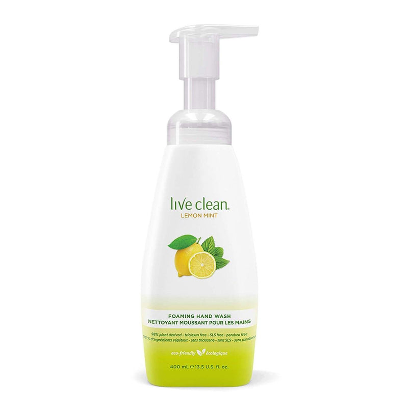 Live Clean Foaming Hand Soap Lemon Mint