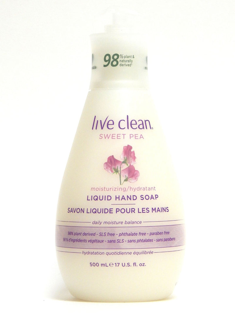 Live Clean Sweet Pea Liquid Hand Soap