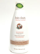 Live Clean Tropical Coconut Aromatherapy Foam Bath
