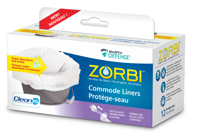 Hygienic Disposable Commode Liners with Absorbent Pad