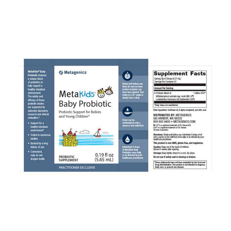 Metagenics MetaKids Baby Probiotic Drops