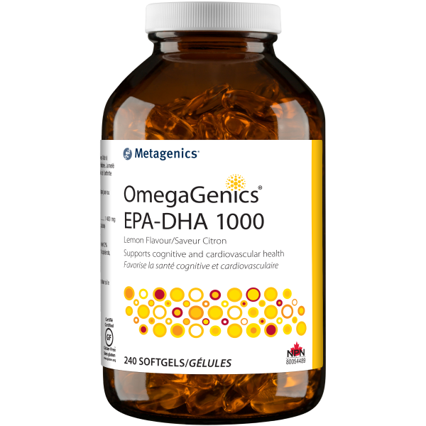 Metagenics OmegaGenics EPA-DHA 1000 Softgels Lemon
