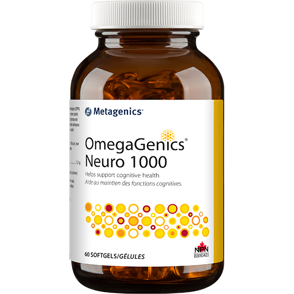 Metagenics OmegaGenics Neuro 1000 Softgels Lemon