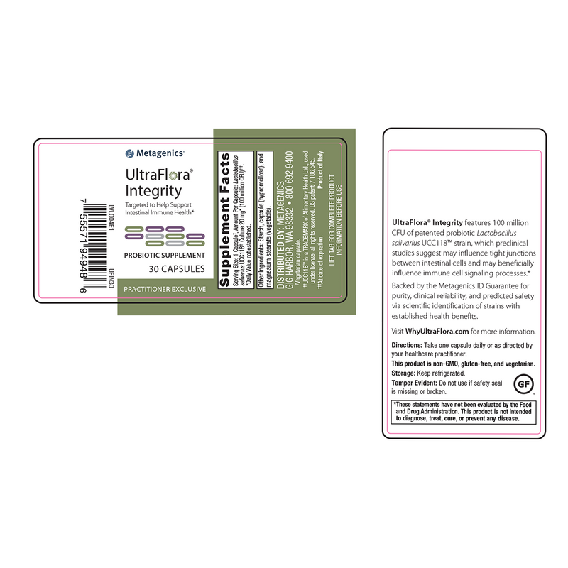 Metagenics UltraFlora Integrity Capsules