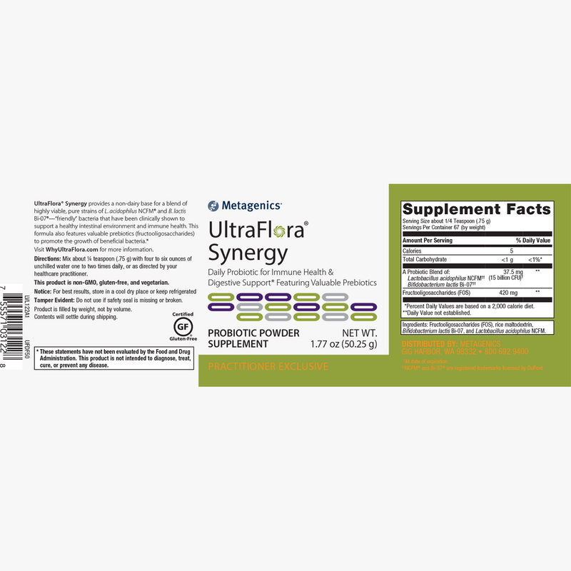 Metagenics UltraFlora Synergy Probiotic