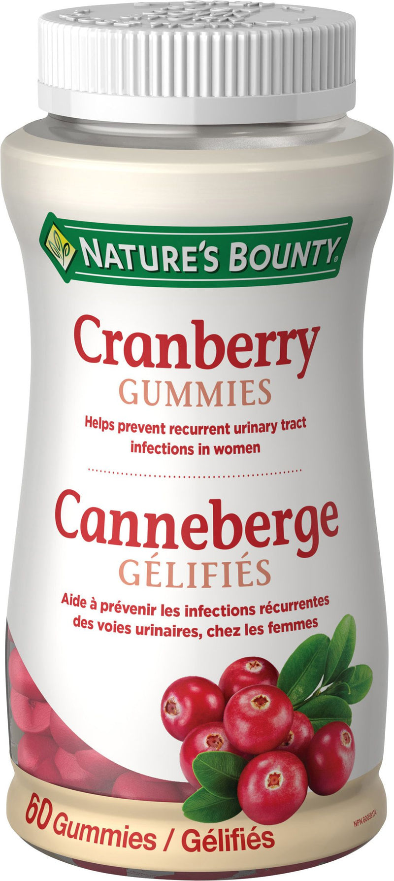 Nature's Bounty Cranberry Gummies