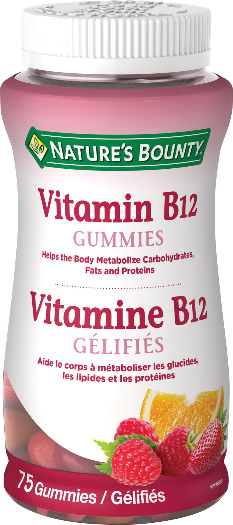 Nature's Bounty Vitamin B12 Gummies Assorted Fruit