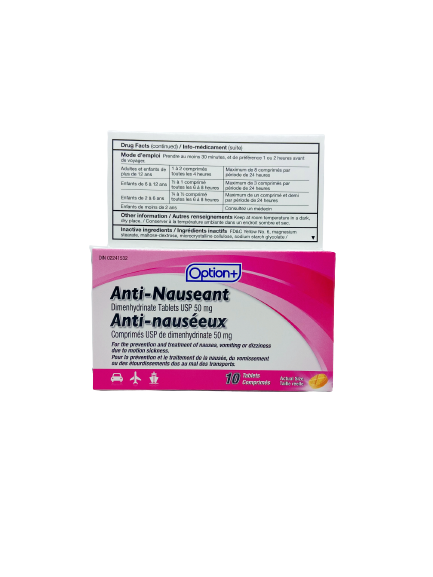 Option+ Anti-Nauseant Tablets