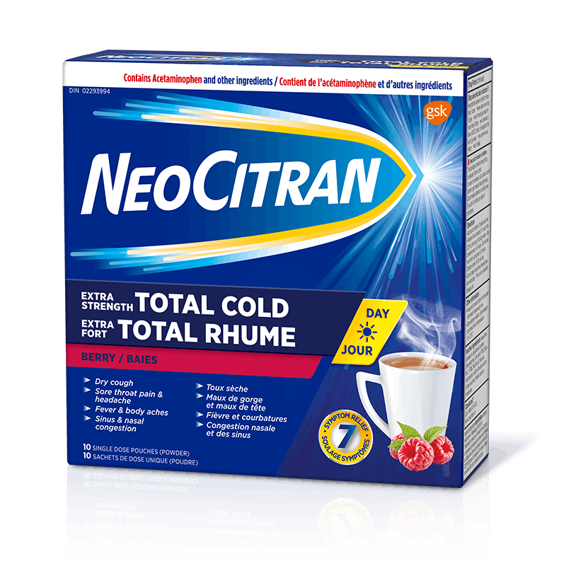 NeoCitran Total Cold Extra Strength Daytime Berry