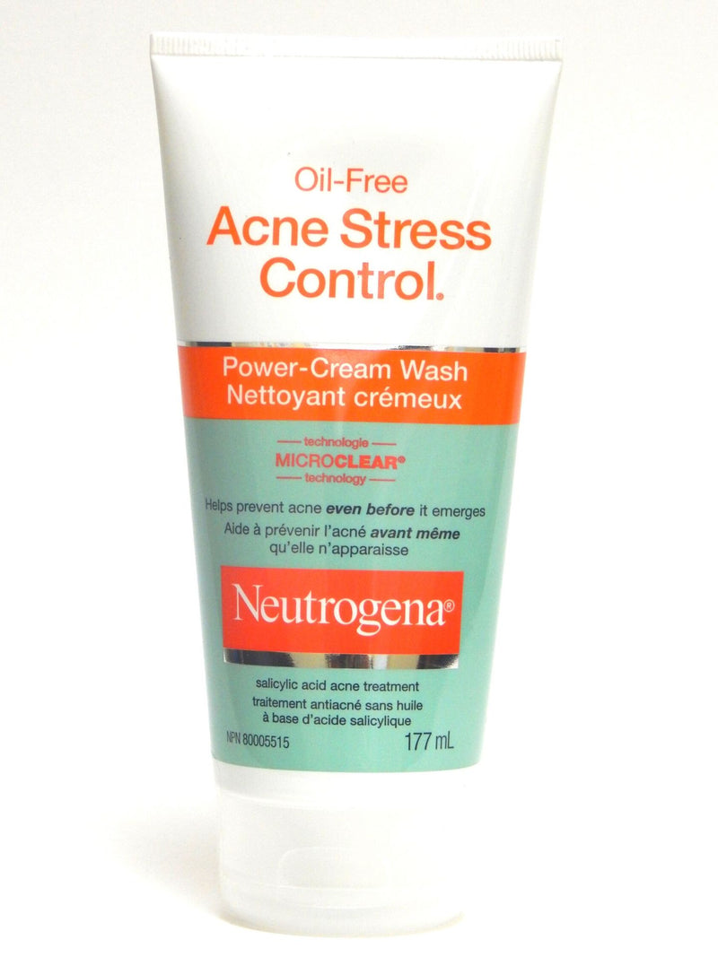 Neutrogena Oil Free Acne Stress Control Power-Cream Wash