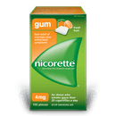 Nicorette Gum 4mg - Fresh Fruit