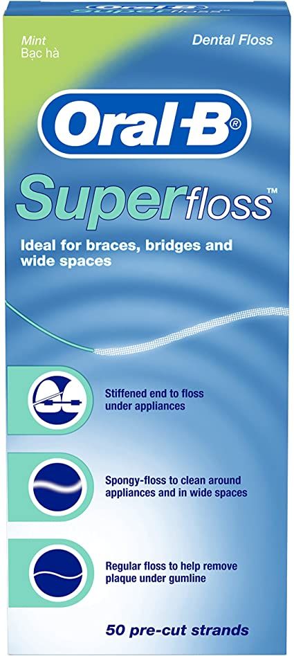 Oral-B Super Floss Dental Floss Mint
