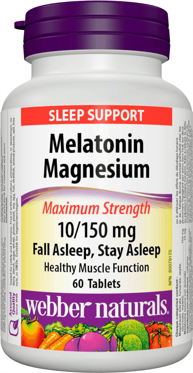 Webber Naturals Melatonin Magnesium