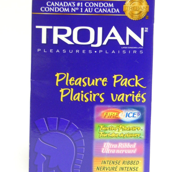 Trojan Pleasure Pack Assorted Lubricated Comdoms Trojan Pleasure Pack Assorted Lubricated Comdoms
