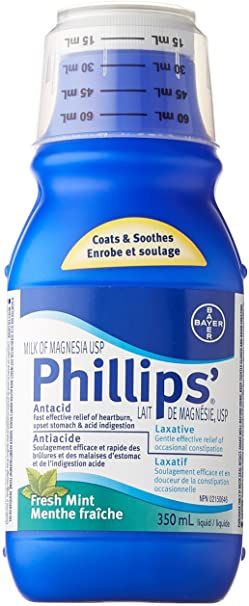 Phillips Milk Of Magnesia Liquid Sugar