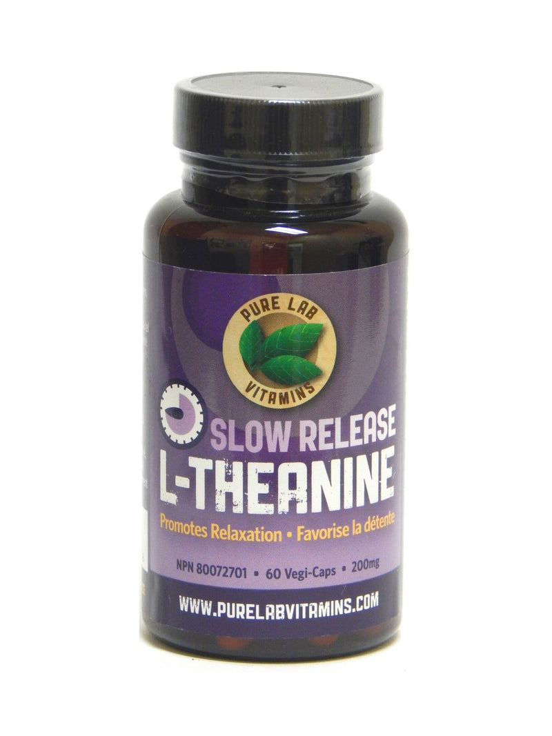 Pure Lab Vitamins L-Theanine Slow Release Capsules