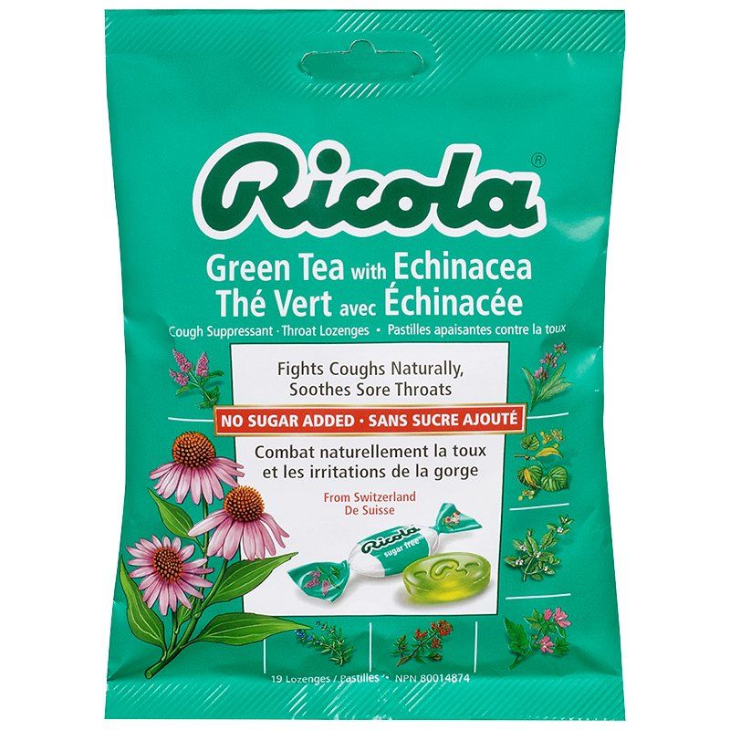 Ricola Green Throat Lozenges Green Tea & Echinacea