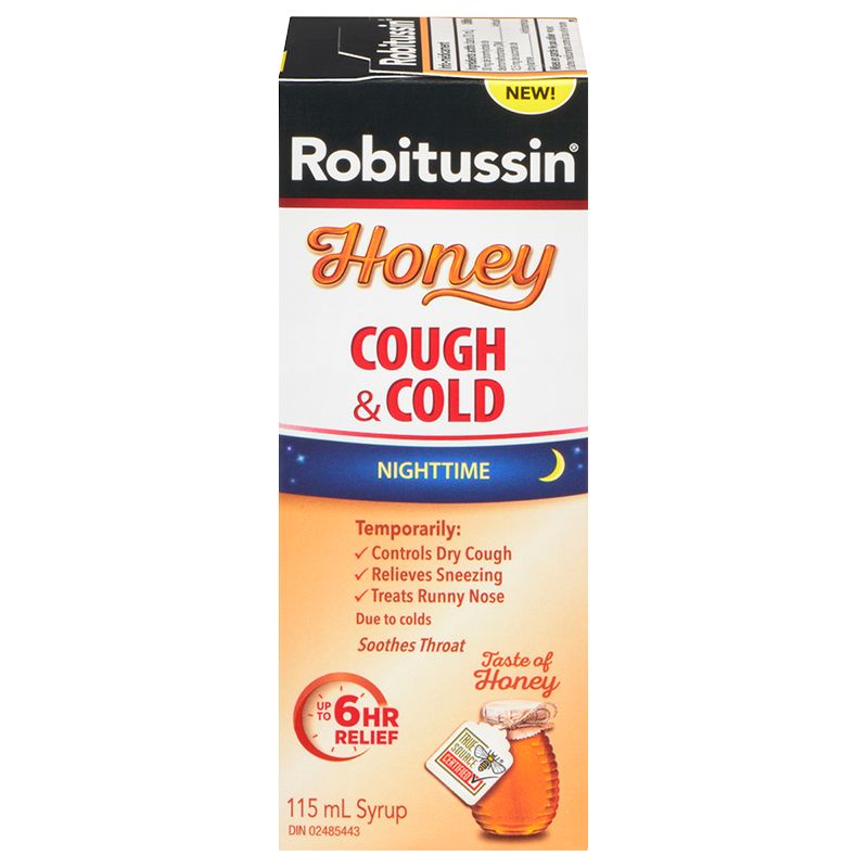 Robitussin Honey Cough & Cold Nighttime Syrup