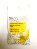Savvy Home Flocklined Rubber Gloves - 1 Pair