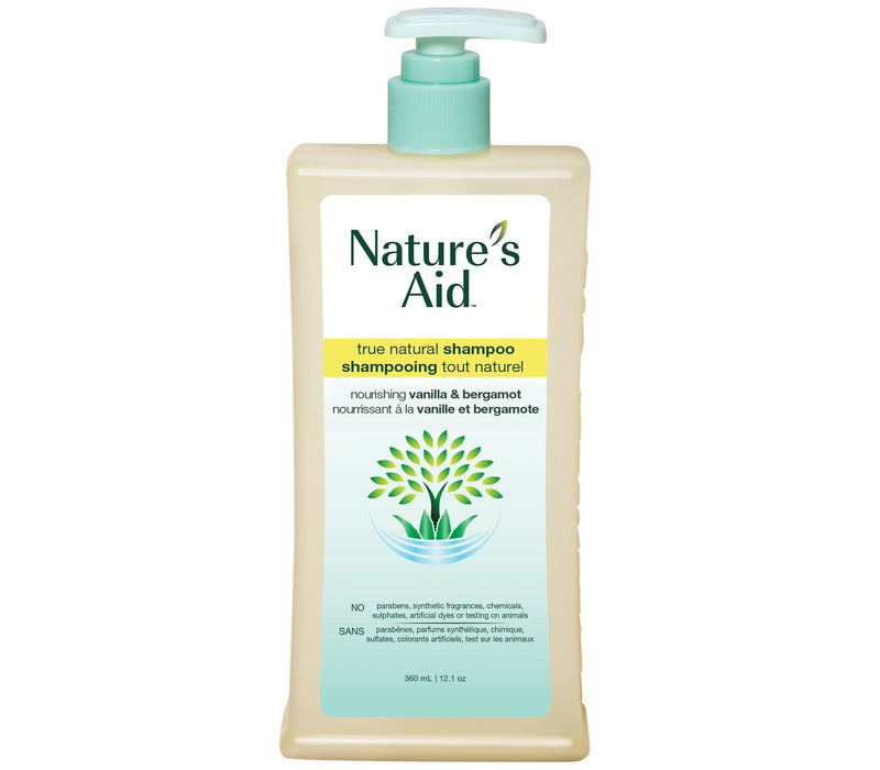 Nature's Aid True Natural Shampoo Nourishing Vanilla and Bergamot