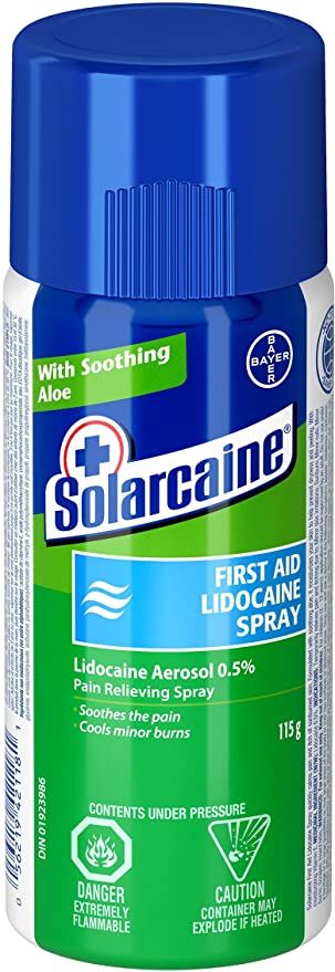 Solarcaine First Aid Lidocaine Pain Relieving Spray