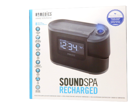 HoMedics Sound Spa Recharged Alarm Clock