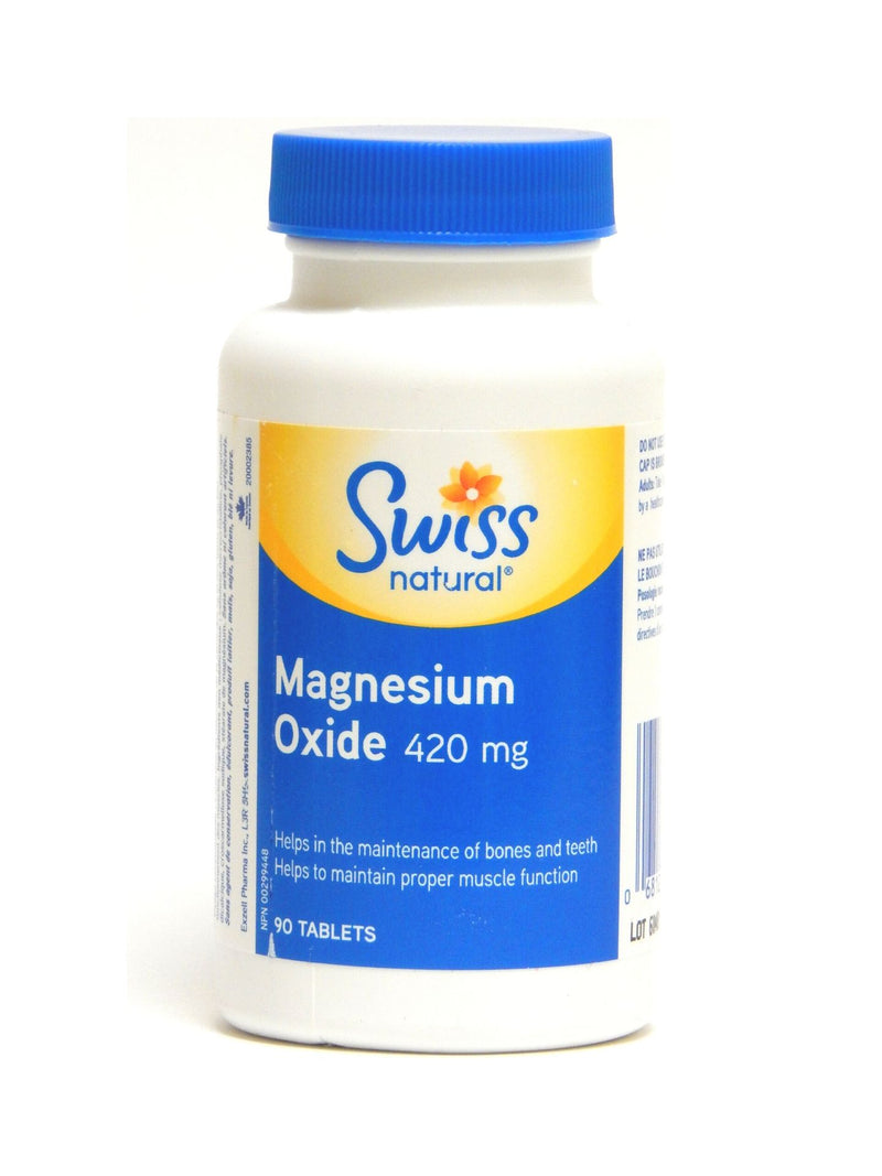 Swiss Natural Magnesium Oxide Tablets