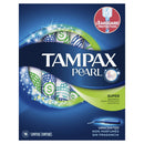 Tampax Pearl Plastic Super Unscented Tampons