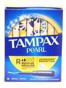Tampax Pearl Regular Plastic Tampons Unscented