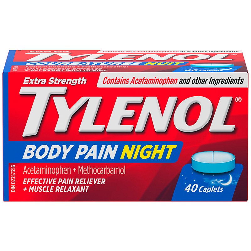 Tylenol Body Pain Night Caplets