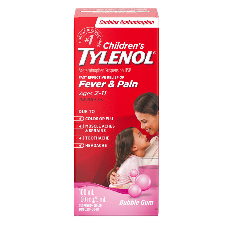Tylenol Children's Fever & Pain Liquid Bubble Gum