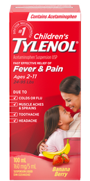 Tylenol Children's Liquid Banana Berry
