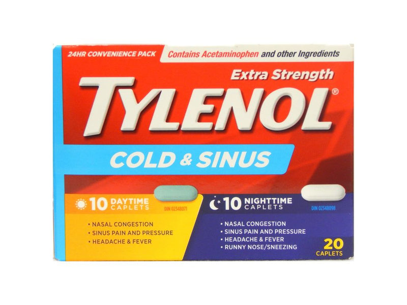 Tylenol Cold & Sinus Daytime/Nighttime Caplets