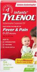 Tylenol Infants' Drops Dye-Free Grape