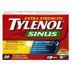 Tylenol Sinus Extra Strength Daytime/Nighttime eZ Tabs