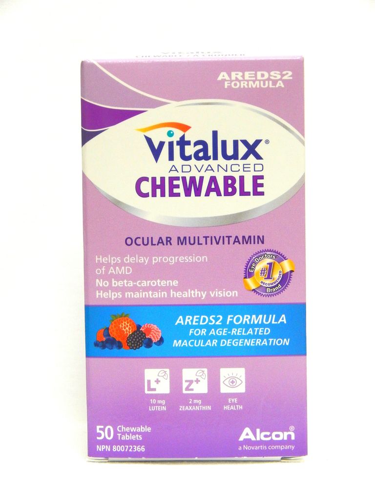 Vitalux Advanced Chewable AREDS2 Formula Ocular Multivitamin