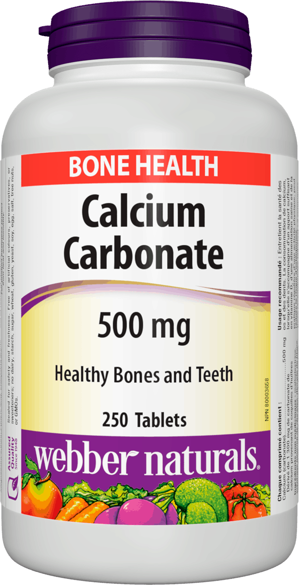 Webber Naturals Calcium Carbonate Tablets