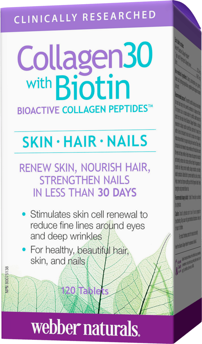 Webber Naturals Collagen30 with Biotin Tablets