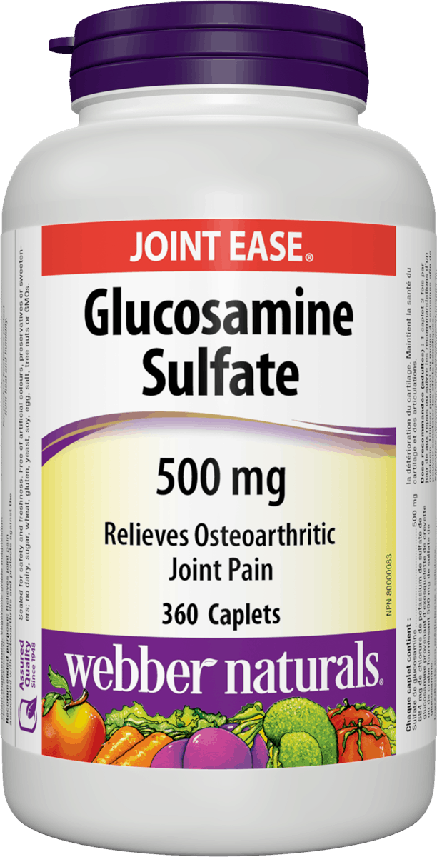 Webber Naturals Glucosamine Sulfate Caplets