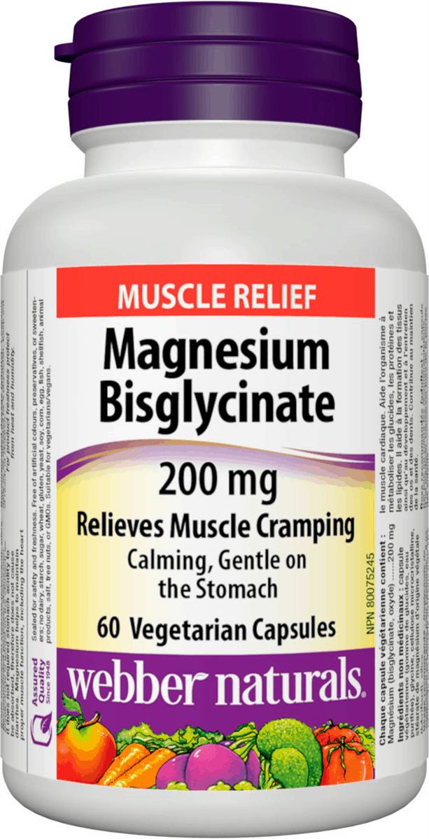 Webber Naturals Magnesium Bisglycinate Capsules