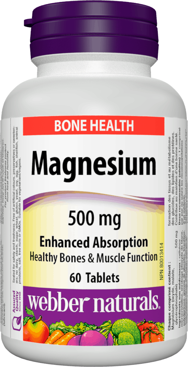 Webber Naturals Magnesium Enhanced Absorption Tablets