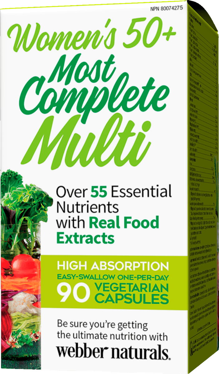 Webber Naturals Most Complete Multi Capsules for Women 50+